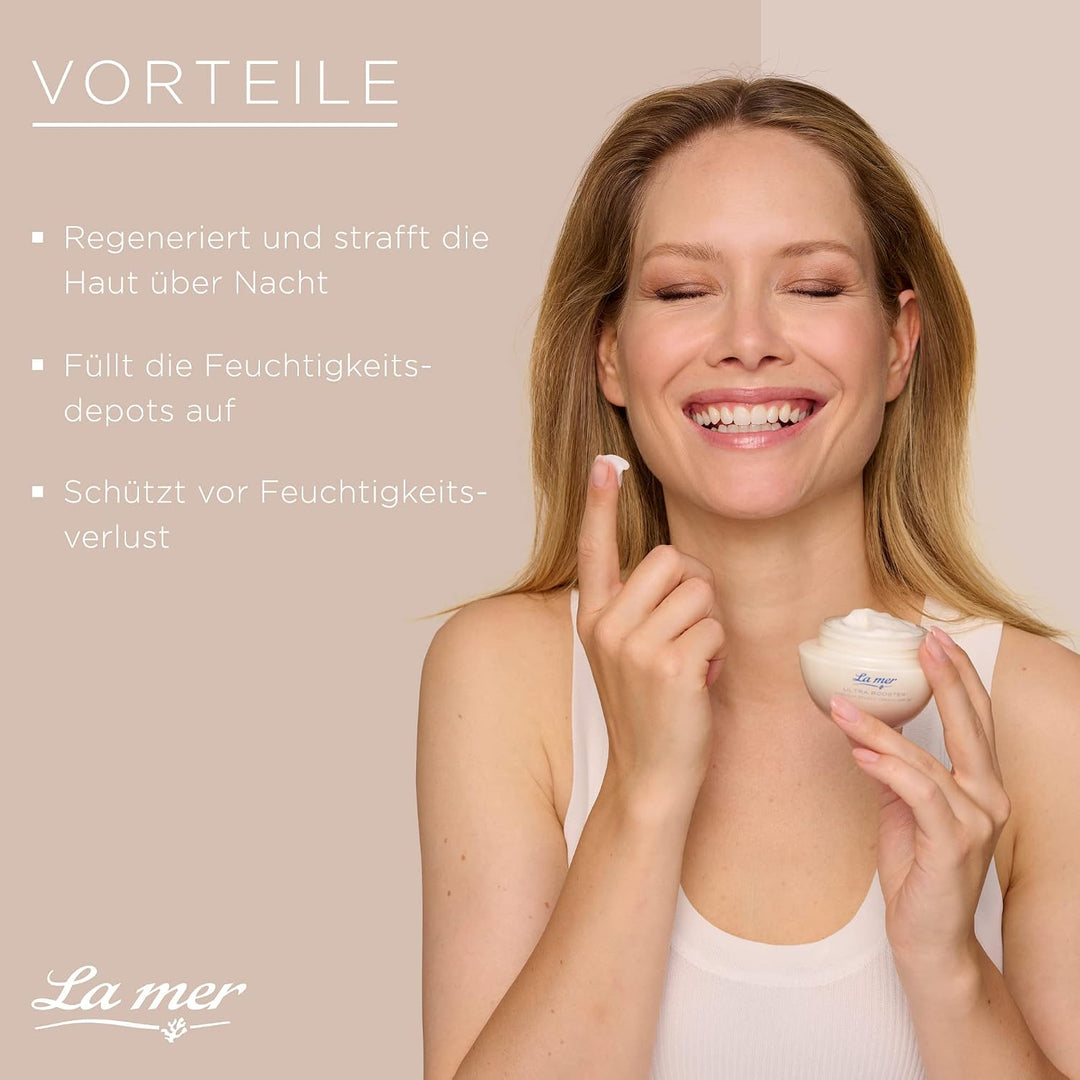 La mer Ultra Booster Premium Effect Cream Nacht - Luxuriöse, feuchtigkeitsspendende Anti-Aging-Gesic
