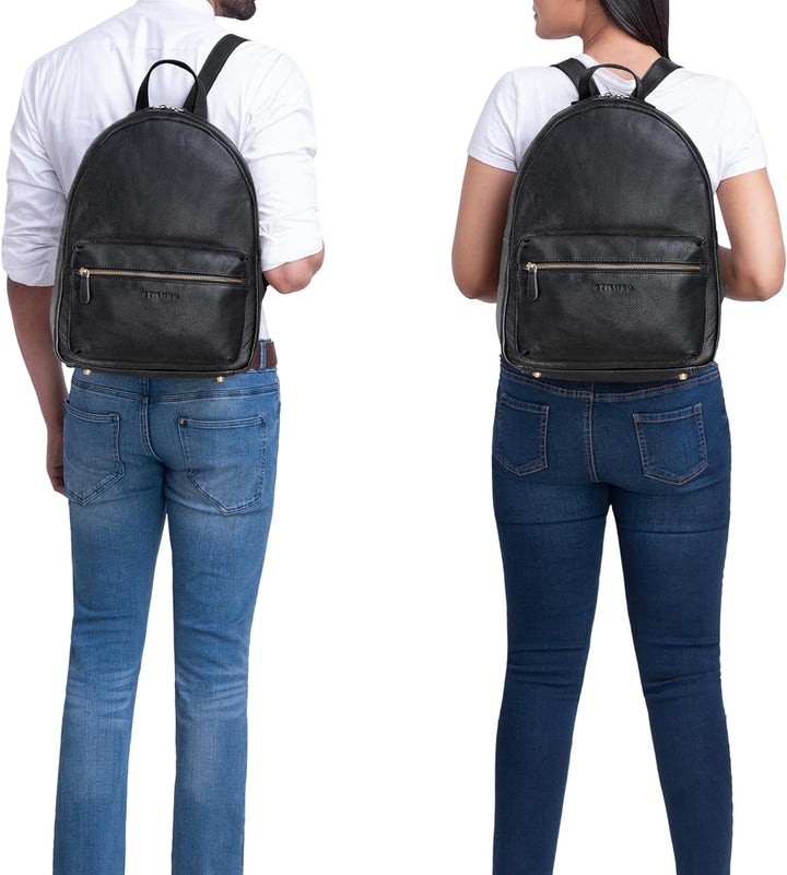STILORD 'Flynn' Grosser Rucksack Leder XL Lederrucksack für Damen Herren Laptop Rucksack Reiserucksa