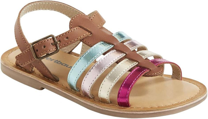 Vertbaudet Mädchen Römersandalen 37 EU Camelfarben, 37 EU Camelfarben