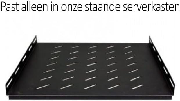 DSIT 19 Zoll Fachboden für 600mm Tiefe Serverschränke - 1 HE - Traglast 60 kg, 350mm tief