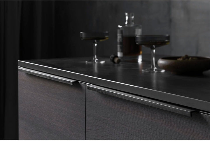 Griffleiste TRIM Länge 595 mm, Aluminium schwarz matt