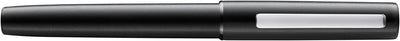 LAMY aion Füllhalter 077 - Füller aus eloxiertem Aluminium in der Farbe Schwarz mit gestrahltem Grif
