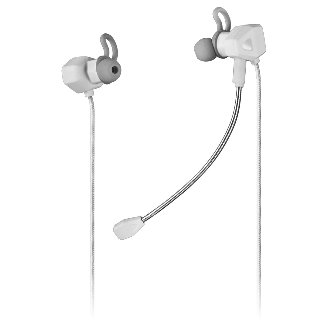 Mars Gaming Gaming MIHXW Weiss, In-Ear-Kopfhörer mit Mikrofon, PS4/PS5/XBOX/SWITCH/PC, pequeño, MIHX