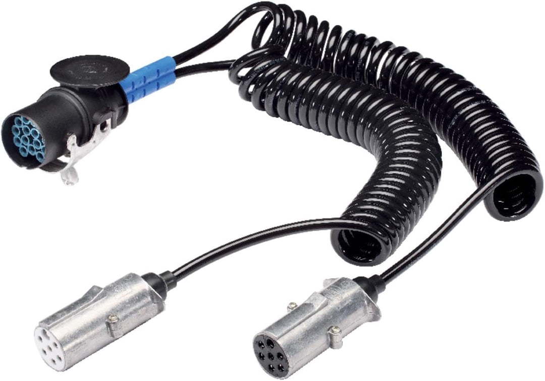 HELLA - Adapterkabel, Anhängersteckdose - 24V - Stecker: 157/7 - Länge: 4m - 8JA 005 952-041
