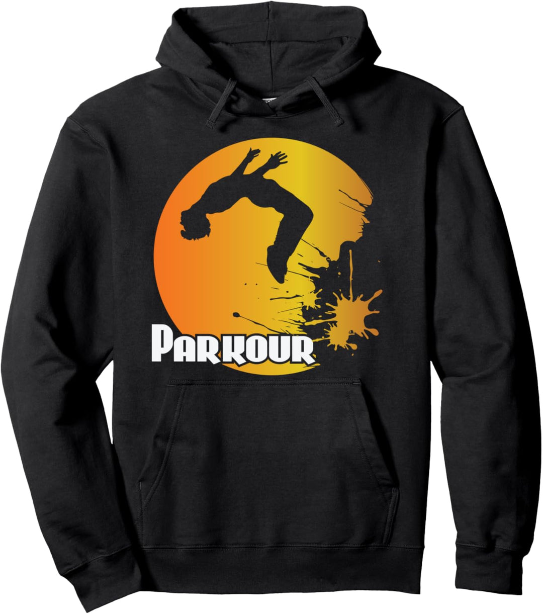 Parkour-Backflip Pullover Hoodie