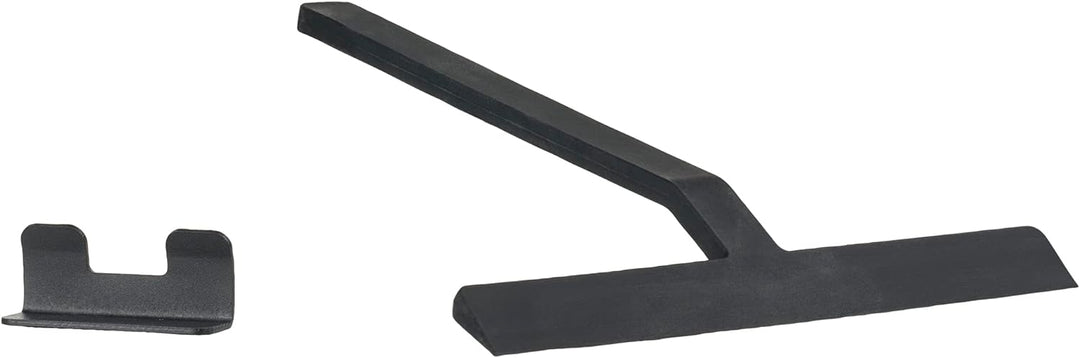 Zone Denmark Rim Duschabzieher mit Halter, 23 x 22 cm, Schwarz 22 x 23 cm Schwarz, 22 x 23 cm Schwar