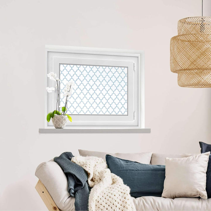 Fenster-Deko Fensterbild I Sonnenschutz Fenster Aufkleber I Deko für Bad, Küche, Kinderzimmer - Farb