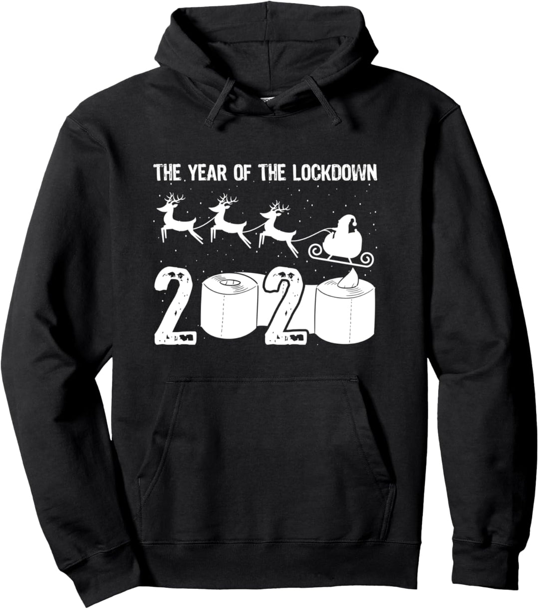 2020 Toilettenpapier Das Jahr der Sperrung Weihnachten Pullover Hoodie