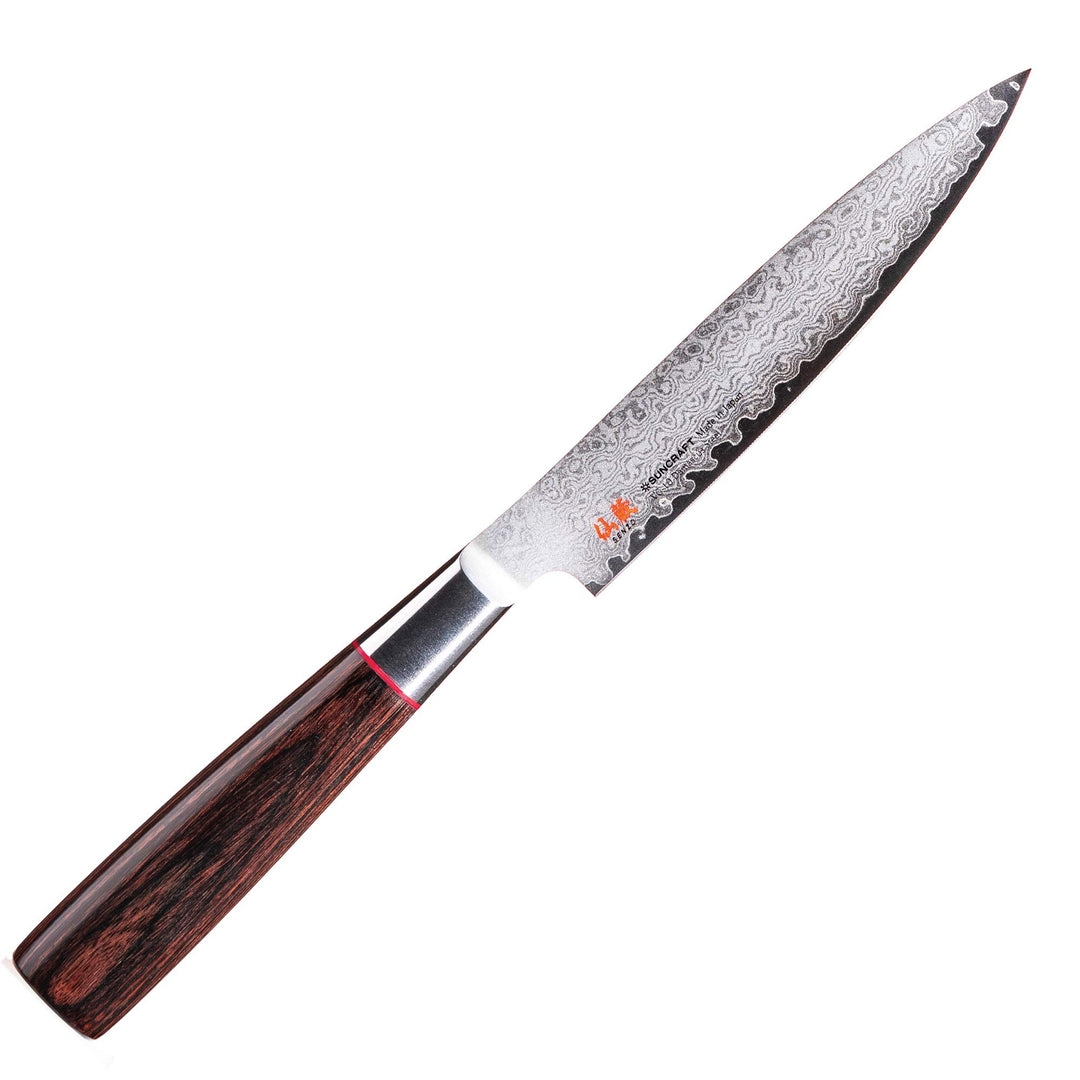 Suncraft Senzo Classic ID-02 Universalmesser 12 cm, VG10 67 Lagen, 61 HRC