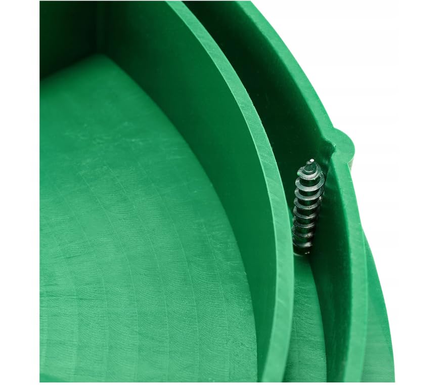 BABYLONPLAST Schachtabdeckung, Kanaldeckel, DN400, Kunststoff Schachtdeckel 15 kN - Passend für Ø400