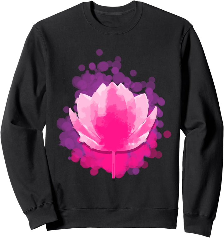 Lotus Blumen Yoga Meditation Geschenk füe Yogis Sweatshirt