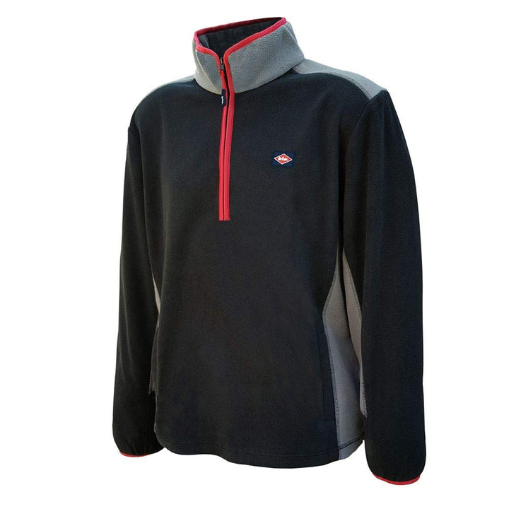 Lee Cooper Arbeitskleidung Mens Zip Neck Thermal Anti Pill Fleece Arbeit Pullover Pullover Pullover