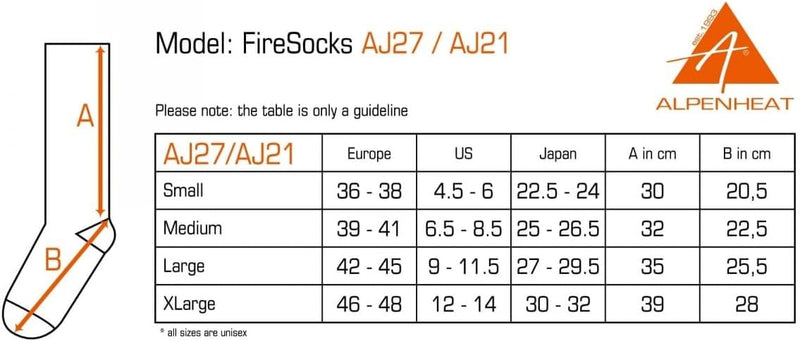 ALPENHEAT Fire Beheizte Socken 39-41 Schwarz/Grau/Grün, 39-41 Schwarz/Grau/Grün