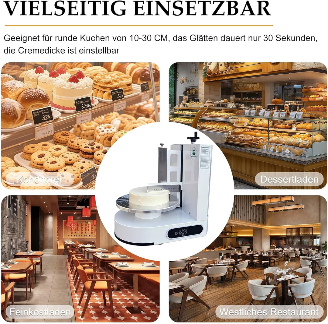 Automatische Kuchencreme-Maschine, Torten Glättungsmaschine, Cake Decorating Machine Zum Verteilen v