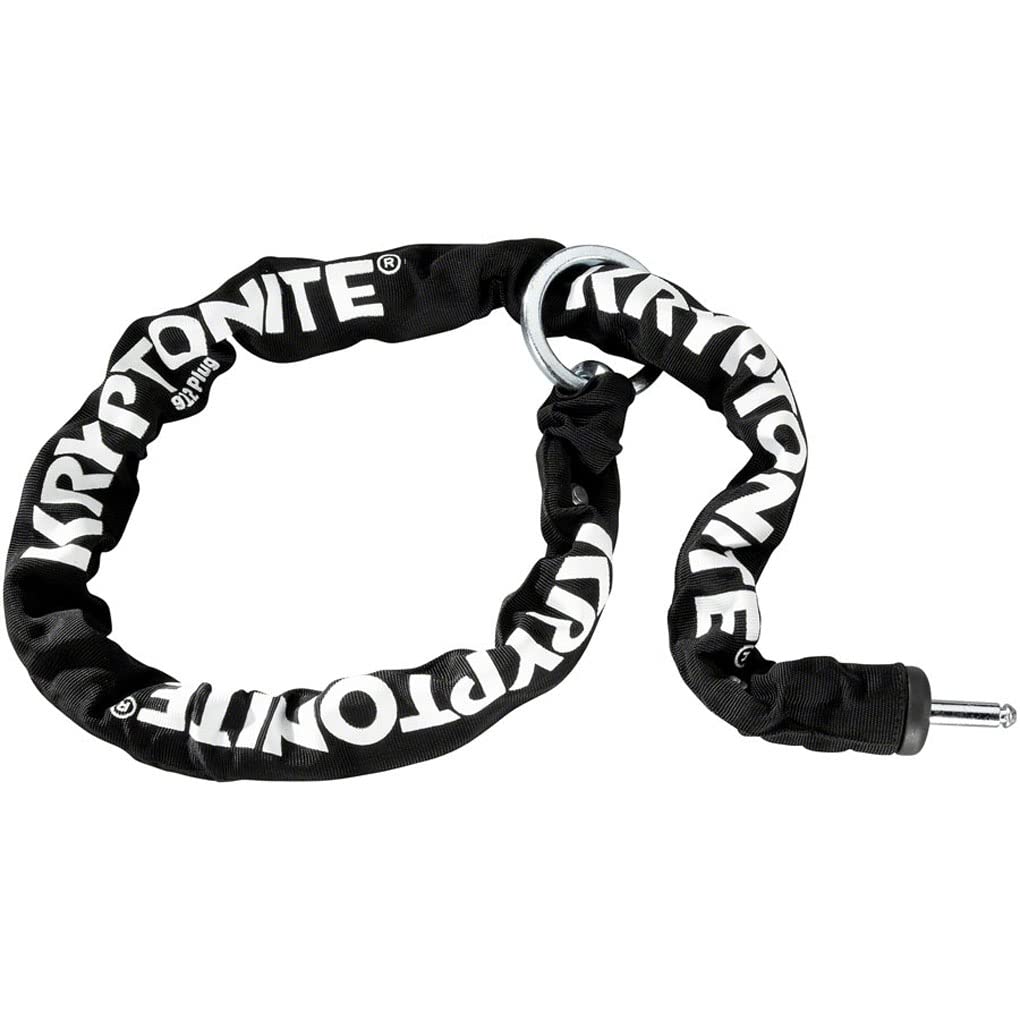 Kryptonite Unisex – Erwachsene Schlösser_3500446, Schwarz, 9mm/120cm Schwarz 9mm/120cm, Schwarz 9mm/