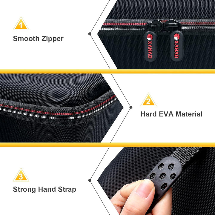 XANAD Tasche Ersatzakku Batteriekoffer für DeWalt Werkzeugakkus und Ladegerät Halter 12V M18 18V 2.0