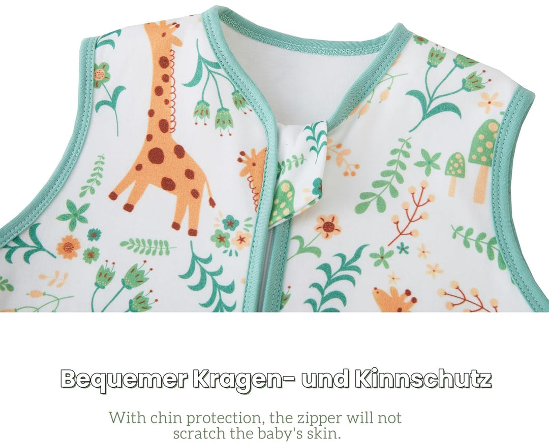 Chilsuessy Baby Schlafsack mit Beinen TOG Wert 2.5 Winterschlafsack Unisex Ganzjahresschlafsack mit