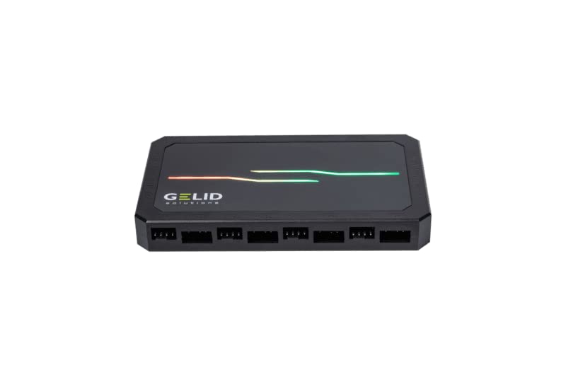 Gelid Solutions Amber 8 Pro steuert bis zu 8 Lüfter, 10 LED-Streifen oder andere adressierbare RGB (