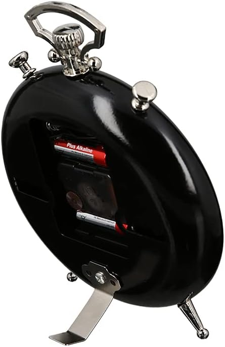 Casablanca - Uhr, Wecker - Transmission - Metall - schwarz/Silber - Höhe 25 cm