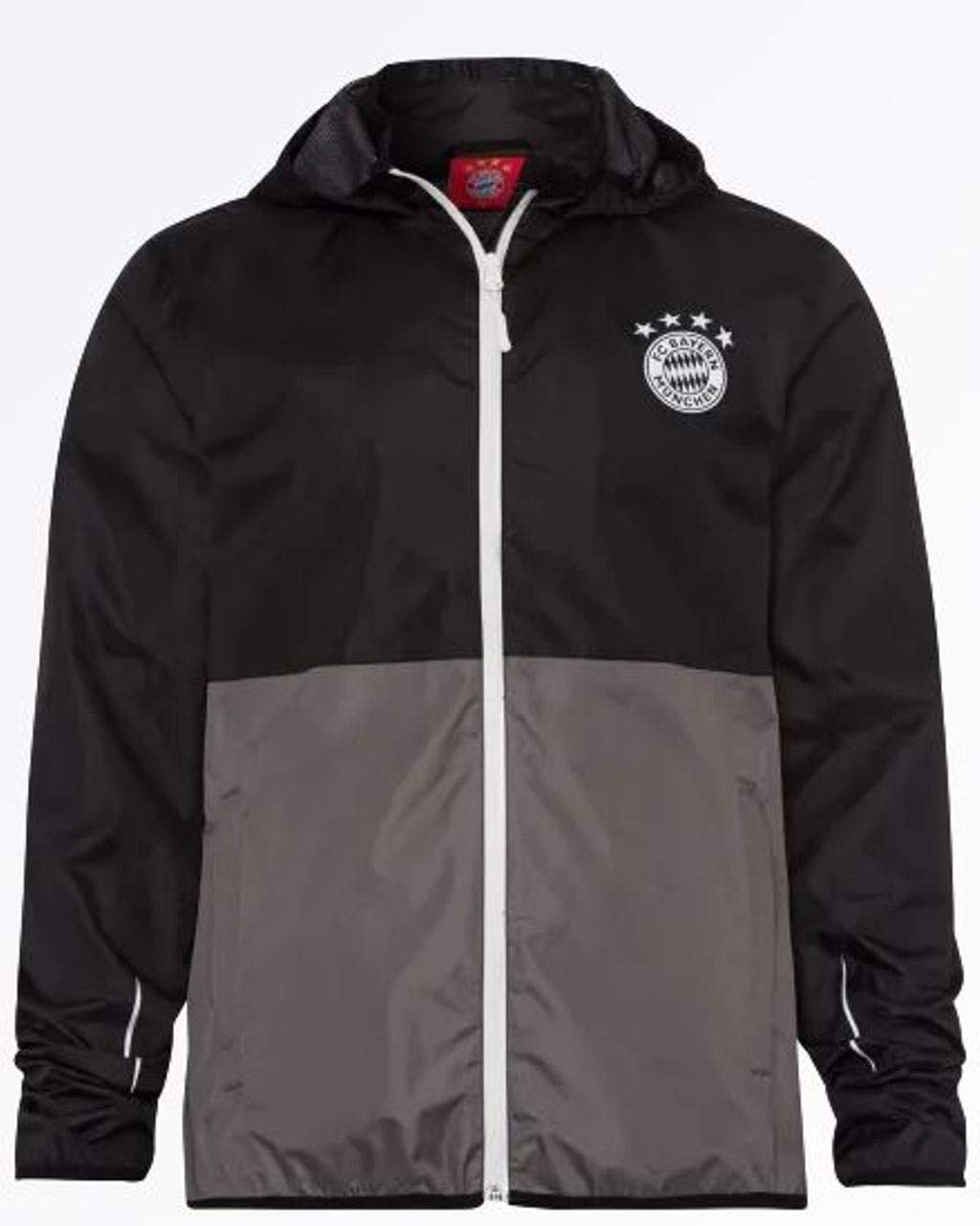 FC Bayern München Regenjacke FCB, Jacke, Kids, Training Jacket 116 Schwarz, 116 Schwarz