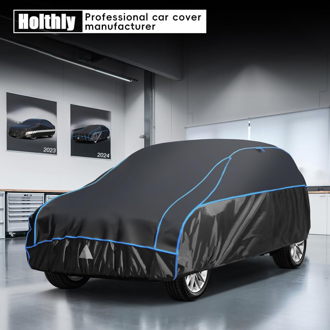 Hagelschutzplane Auto Autoabdeckung Wasserdicht, PKW Hagelschutzgarage, Abdeckplane für Hagel Regen
