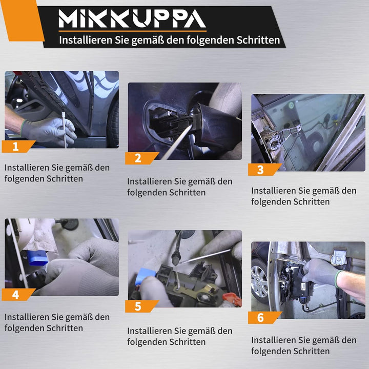 MIKKUPPA Türschloss Vorne Links für VW Golf 5, 3D1837015 Schloss Stellmotor mit Zentralverriegelung