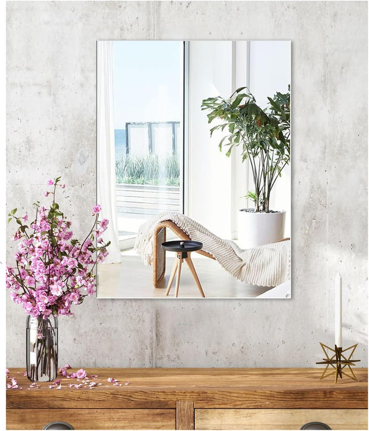 JMITHA Wandspiegel Asymmetrisch Spiegel Asymmetrisch Wandspiegel Selbstklebend Asymmetrischer Spiege