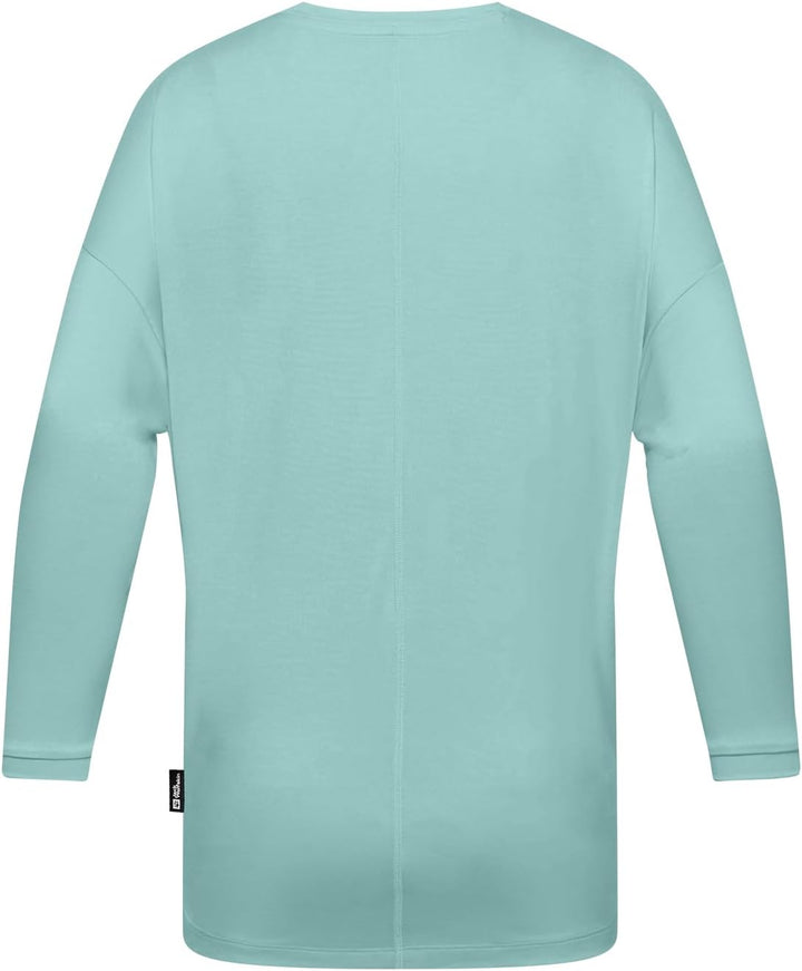 Jack Wolfskin Damen Travel 3 4 T W T-Shirt M Soft Jade Heather, M Soft Jade Heather