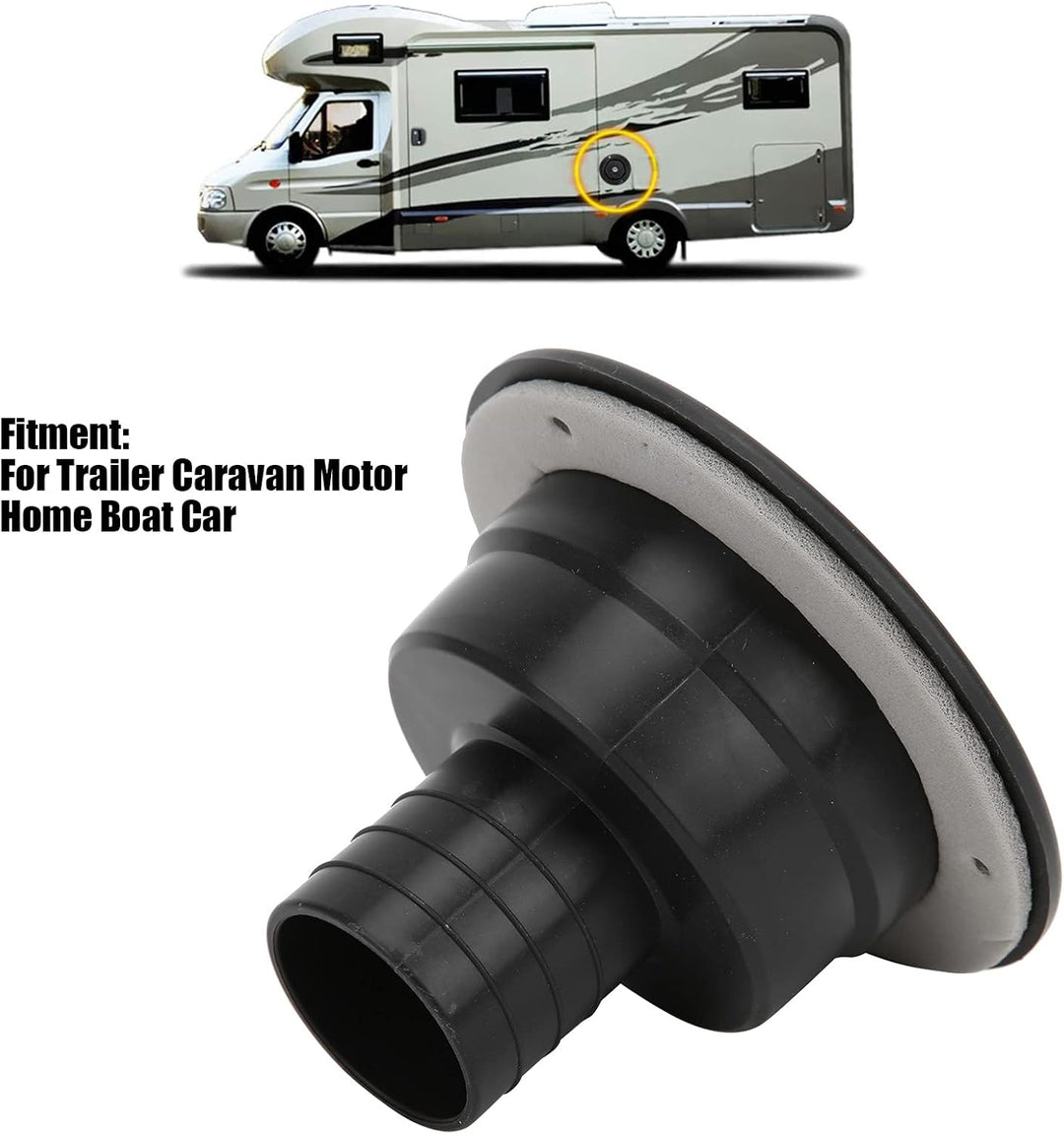 Tankdeckel 85mm Wassertankdeckel mit 2 Schlüsseln Auslaufsicherer Wasser Diesel Trinkwasser Wasserde