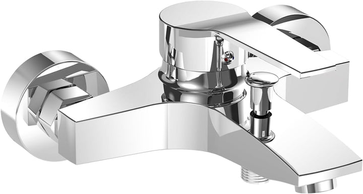 LADOKEE Badewannenarmatur, Wasserhahn Badewanne mit G1/2"-Anschluss, Einhebel Mischbatterie Badewann