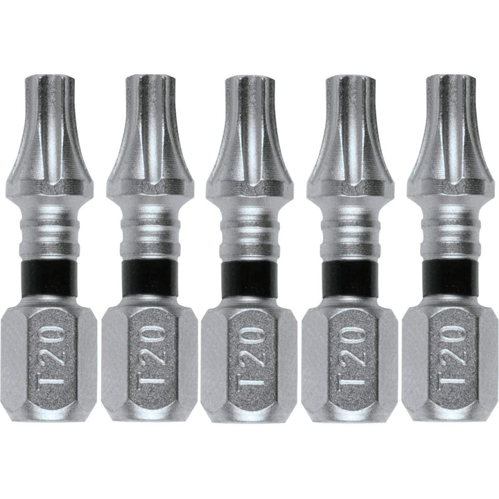 Makita E-00620 Impact XPS T20 Torx 1" Insert Bit, 5/pk 5/pk T20, 5/pk T20