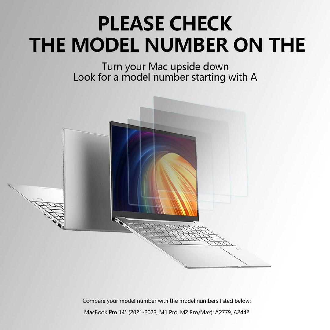 Pozlle Magnetischer Blickschutzfilter für MacBook Pro 14 Zoll (2021-2023 M1/M2,A2442/A2779), Anti-Sp