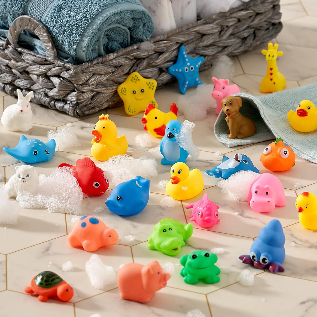 THE TWIDDLERS 30 Stück Wasserspritztiere Badespielzeug für Babys & Kleinkinder - BPA-frei