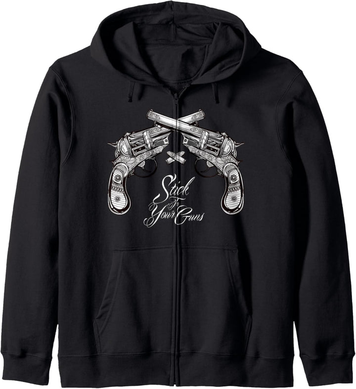 Stick To Your Guns T-Shirt – Western Bandit – Vintage Cowboy Kapuzenjacke