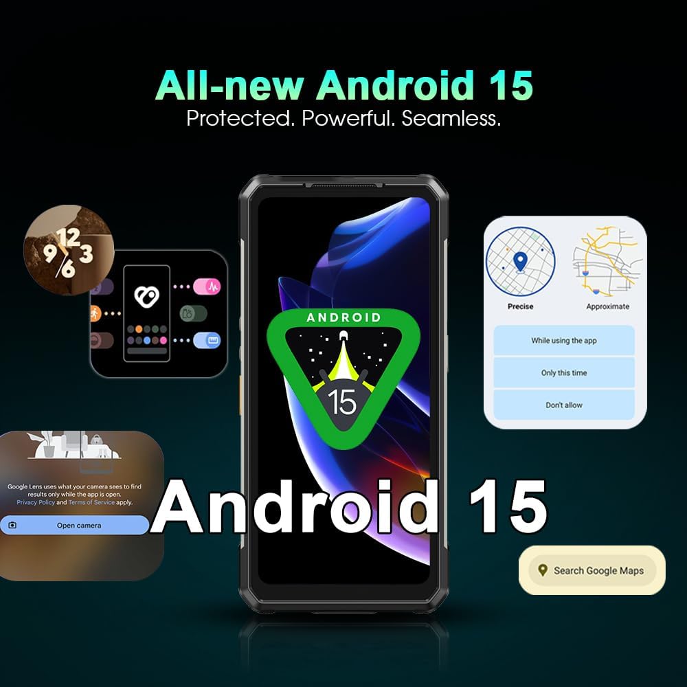 Ulefone Armor 34 Pro 5G Outdoor Handys mit Projektor, 32GB+512GB/2TB Outdoor Smartphone Android 15,