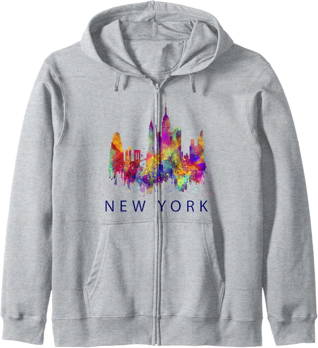 New York City Graphic Tee Walking In New York City Skyline Kapuzenjacke
