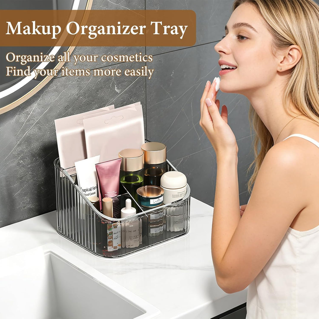 Make-up Organiser Aufbewahrungsfächer,Hautpflege Kosmetik Organizer,Acryl Kosmetik Aufbewahrung mit