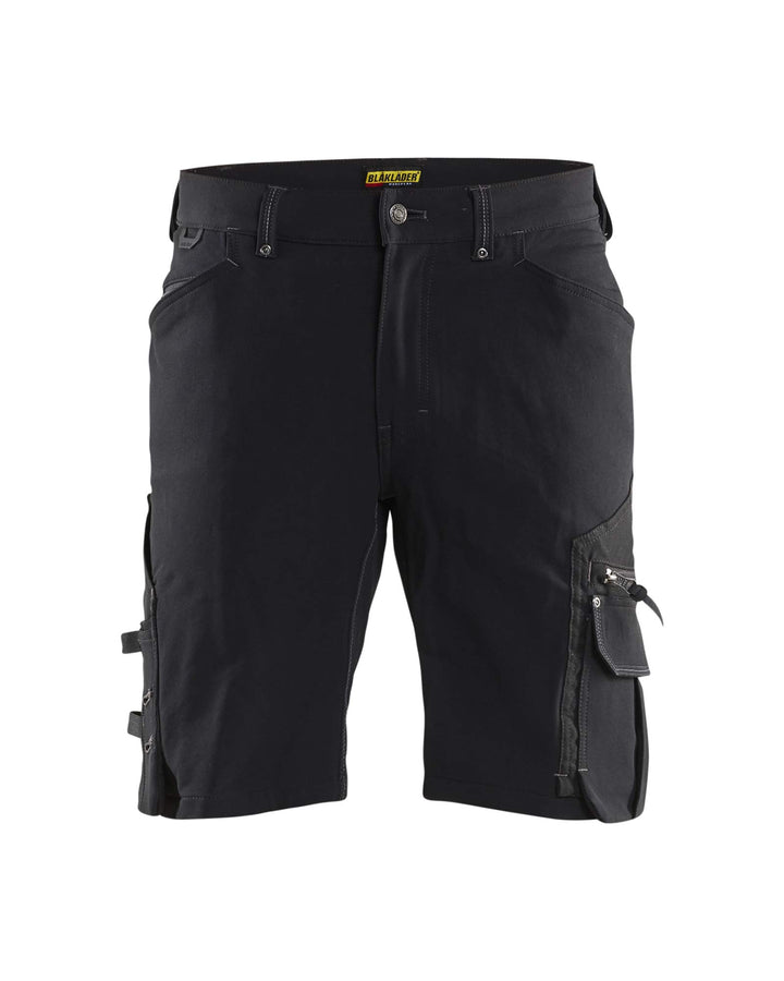 BLÅKLÄDER Craftsman Shorts Full Stretch Herren 33R Schwarz, 33R Schwarz