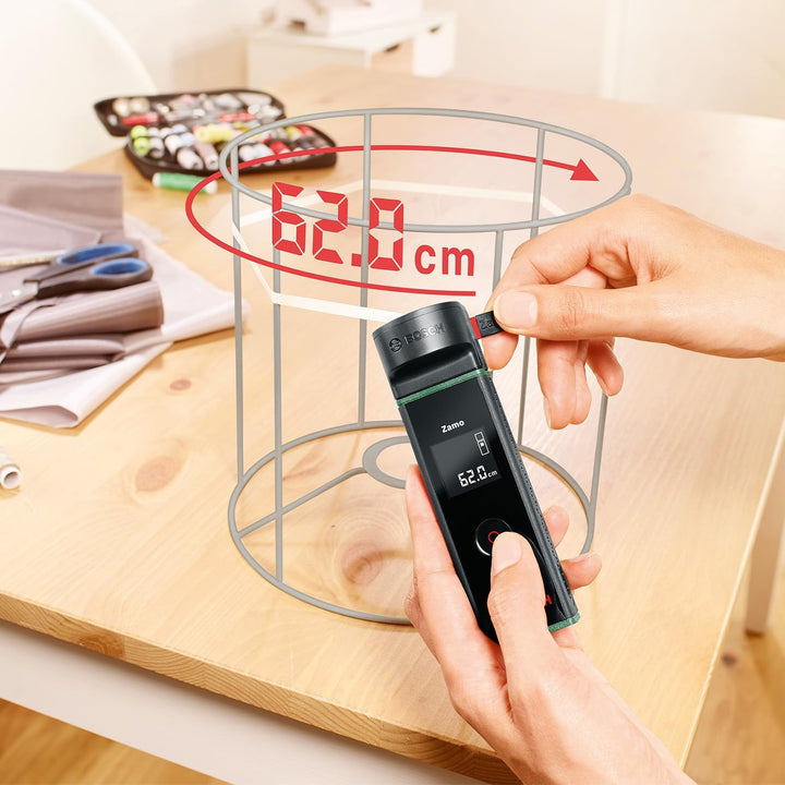 Bosch Lasermessgerät Zamo Tape Adapter (Zubehör für Zamo 4. Generation, zum präzisen Messen von kurz