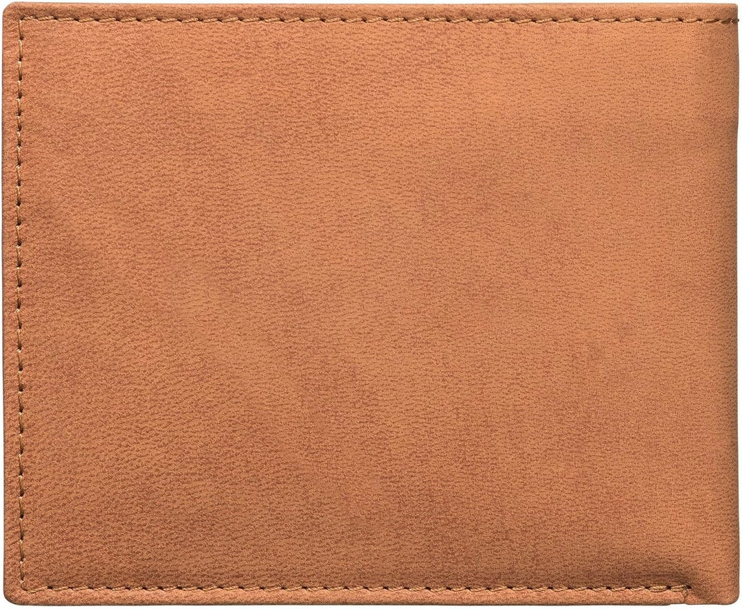Red Baron Portemonnaie Geldbörse Herren Elegantes Design Braun - mit Fach für EIN Einkaufswagenchip