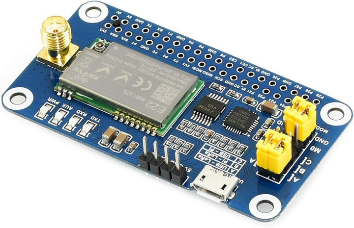 Waveshare SX1268 LoRa HAT for Raspberry Pi Spread Spectrum Modulation 433MHz Frequency Band Allow Da