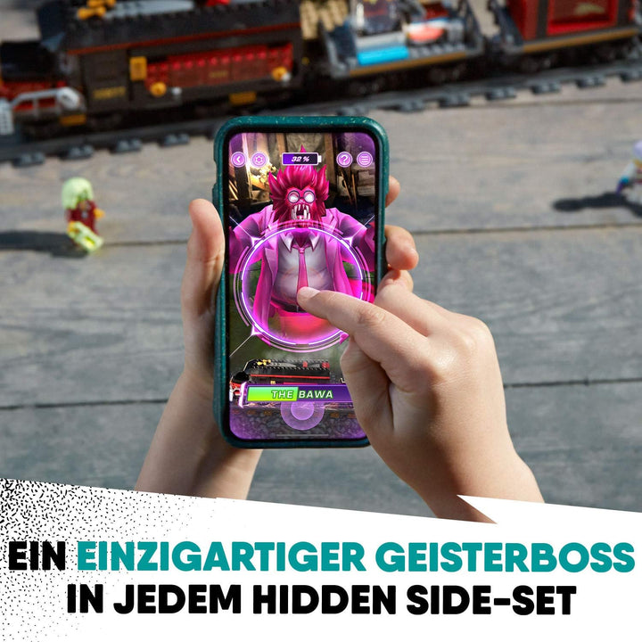 LEGO 70424 Hidden Side Geister-Expresszug Kinderspielzeug, Augmented Reality Funktionen Frustfreie V