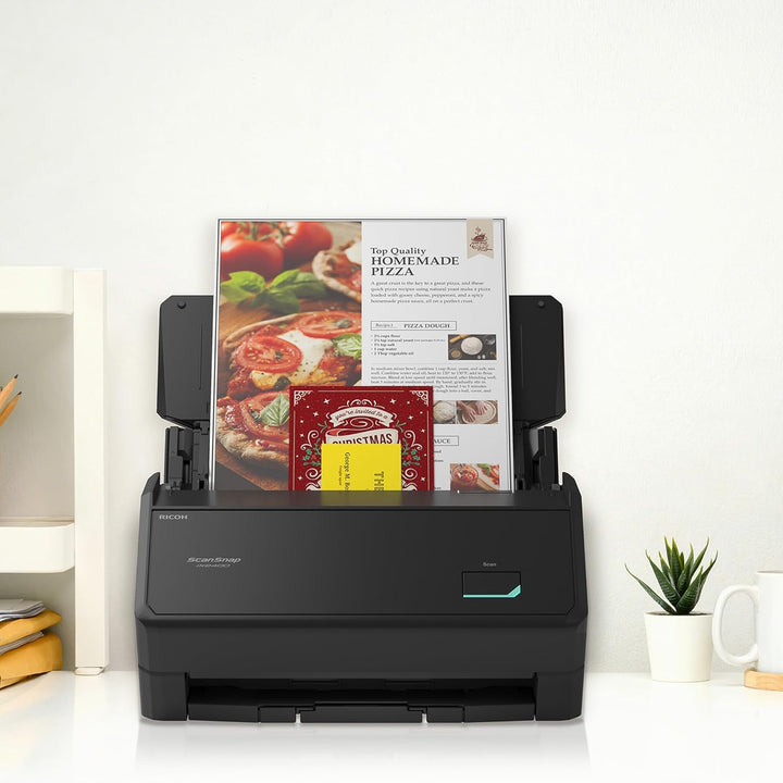 ScanSnap iX2400 A4 Document Scanner (Black) – Includes Kofax Power PDF 4.0 Software – 45ppm Duplex,