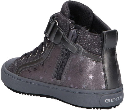 Geox Mädchen J Kalispera Girl I Sneakers 33 EU Grau, 33 EU Grau