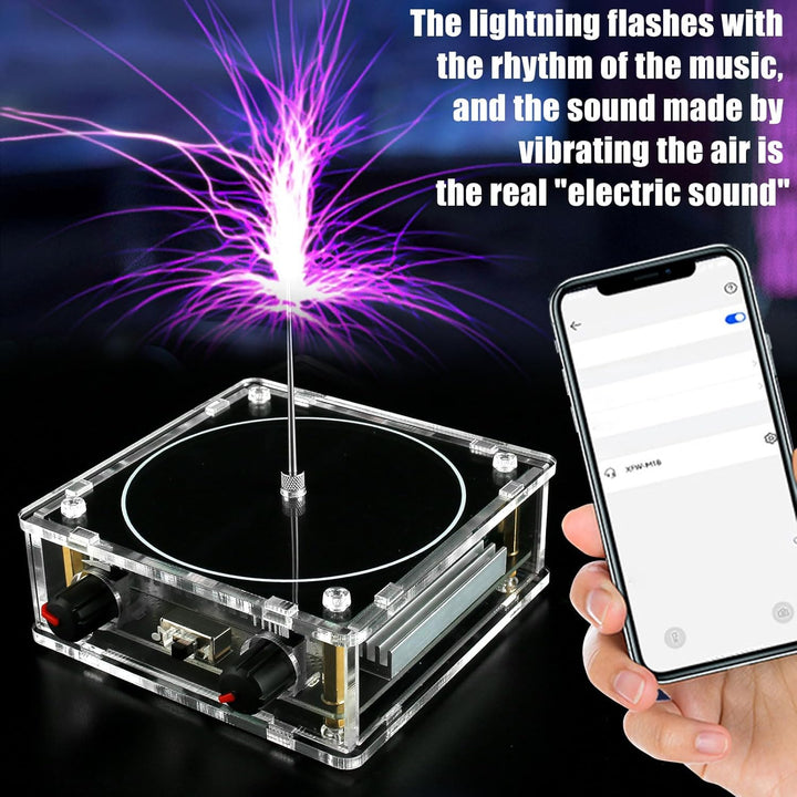 Music Tesla Coil,Tesla Coil Music Box,Musik Tesla Spule,Berührbarer Künstlicher Blitz,Lichtbogengene