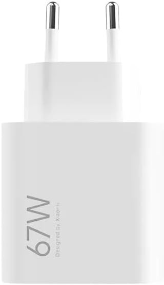 Xiaomi Mi Travel Charger Combo Set with USB-A to Type-C Charing Cable 1m, 67W White EU MDY-12-EJ