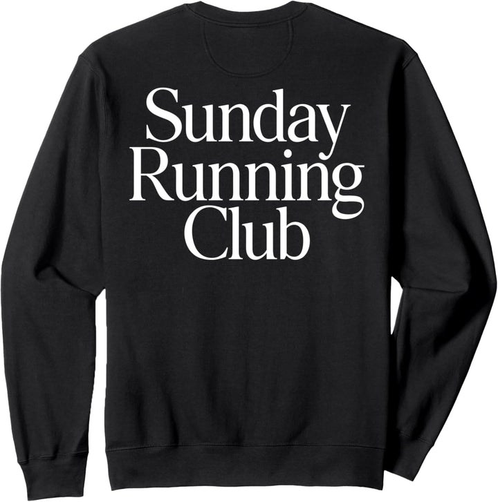 SUNDAY RUNNING CLUB X Jogger Jogging Runner Fitness Gym BACK Sweatshirt