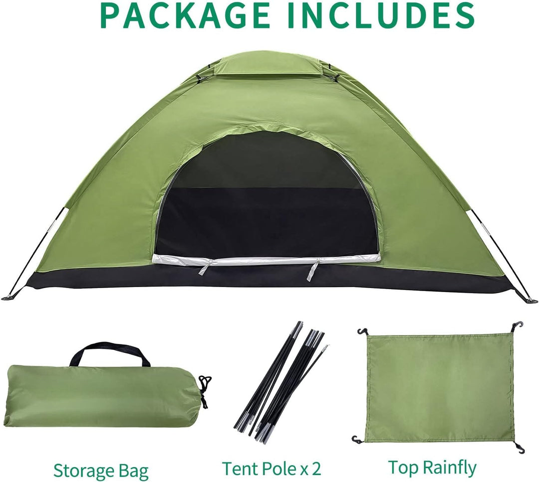 Zelt 2 Personen Wasserdicht, Ultraleicht Camping Zelt, Einfaches Einrichten 2 Mann Zelt Kleines Pack