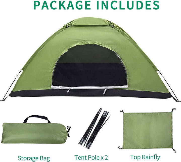 Zelt 2 Personen Wasserdicht, Ultraleicht Camping Zelt, Einfaches Einrichten 2 Mann Zelt Kleines Pack