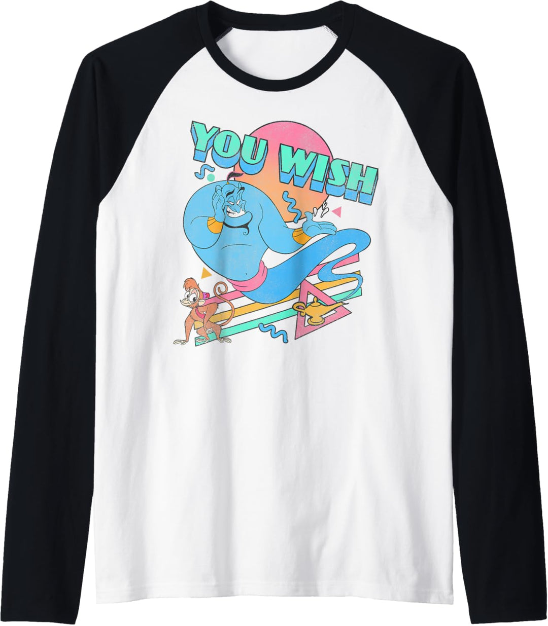 Disney Prinzessin Genie Abu You Wish Eighties Symbole Raglan